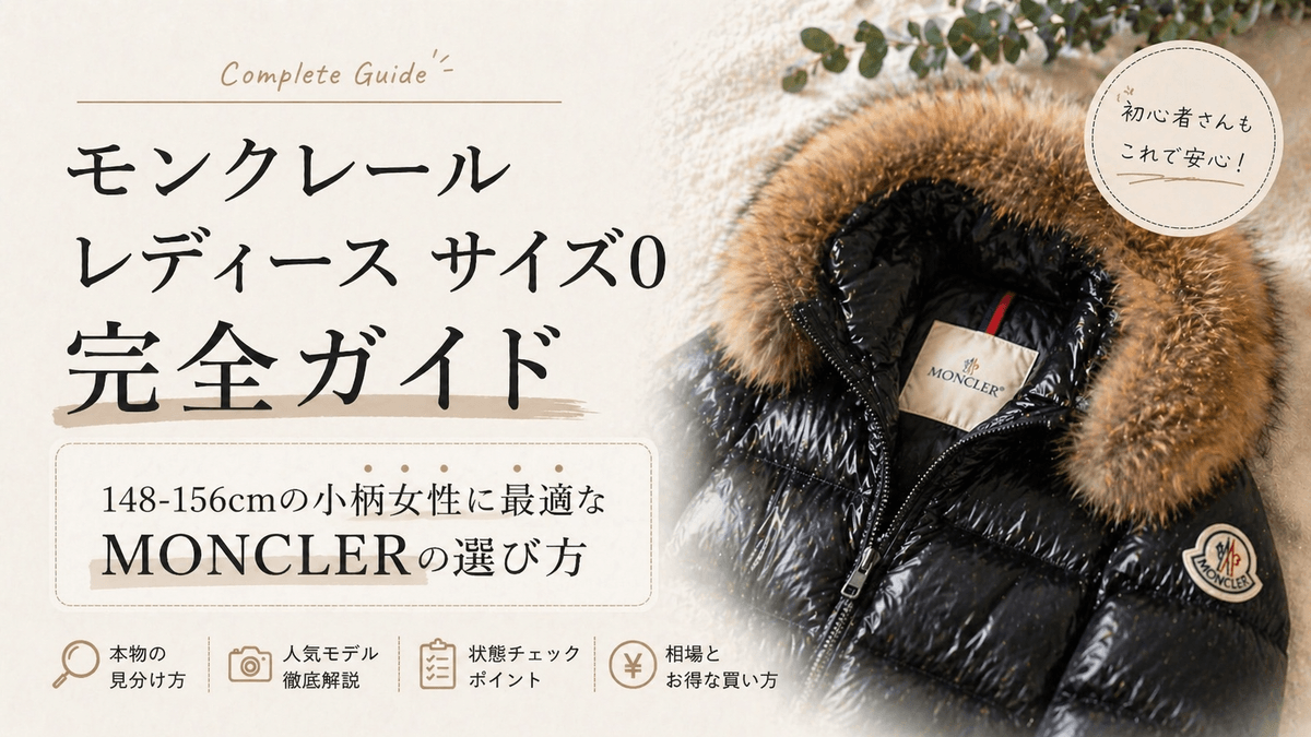 モンクレール レディース サイズ0 完全ガイド〜148-156cmの小柄女性に最適なMONCLERの選び方